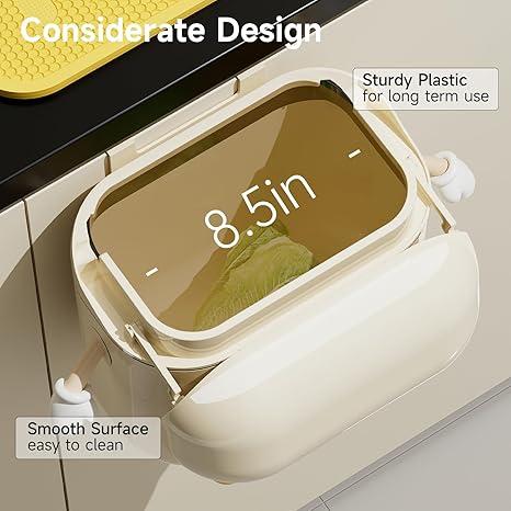 Snaptify™ cute cartoon trash can