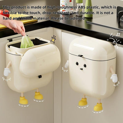 Snaptify™ cute cartoon trash can