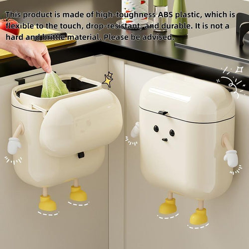 Snaptify™ cute cartoon trash can